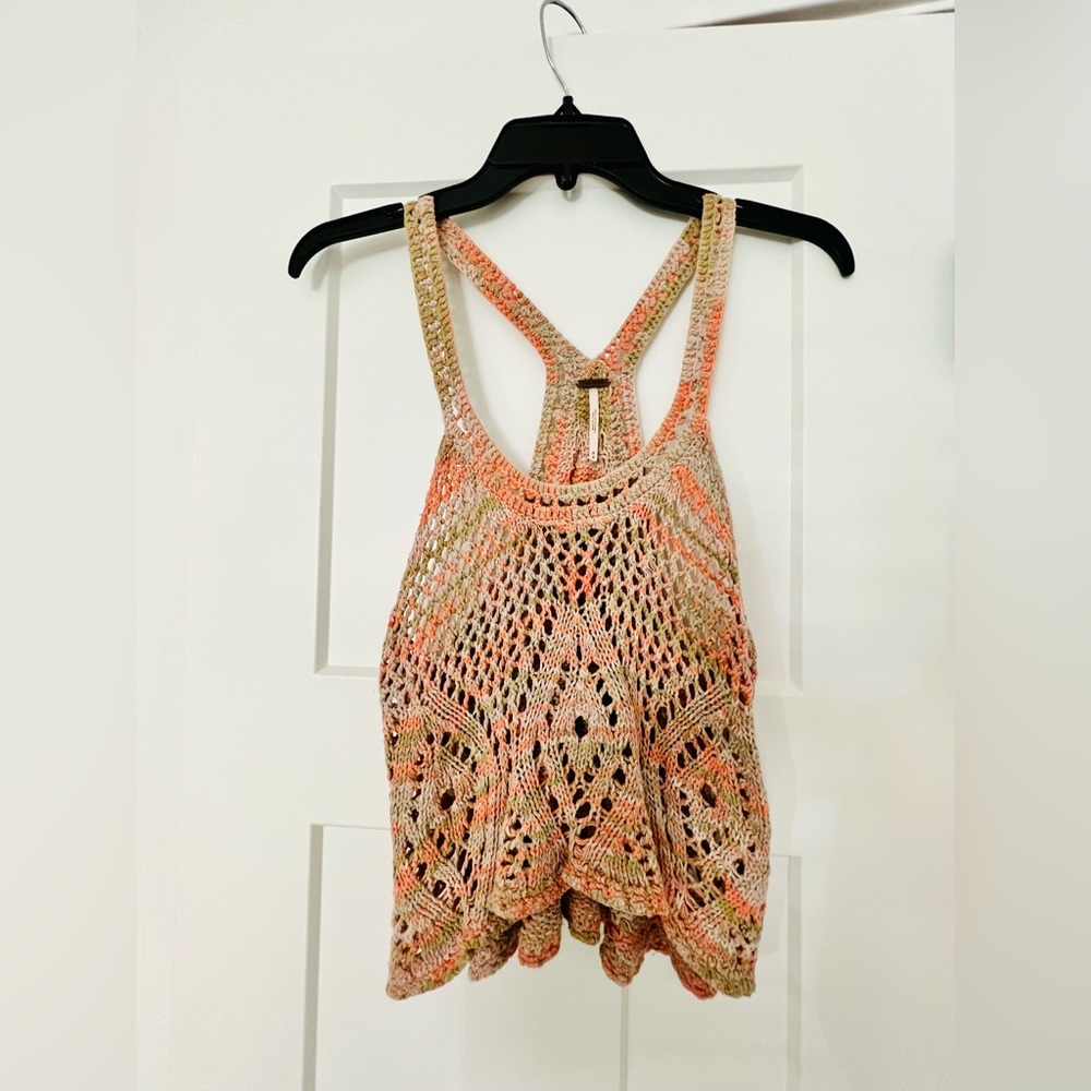 Free People Crochet Tank Top